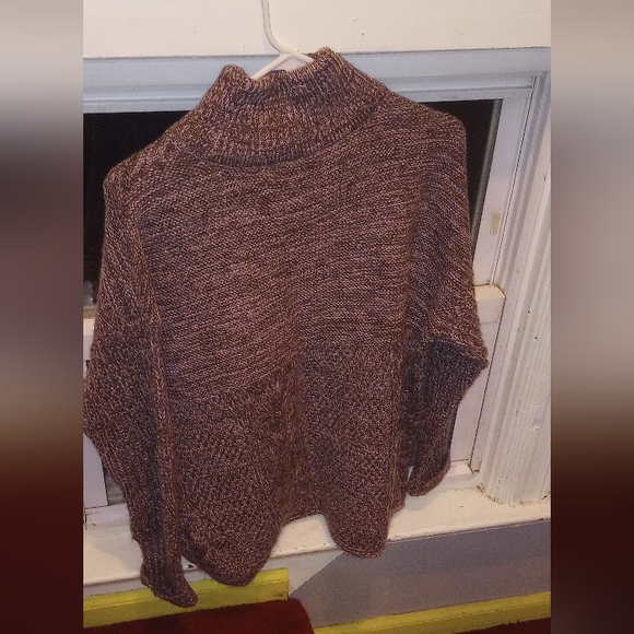 NWT Simply Vera Wang funnel neck sweater XL Demitasse - Picture 2 of 3